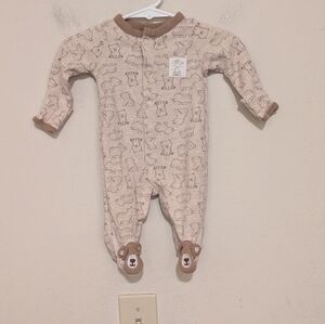 Just One You Bear Brown Onsie Size Newborn